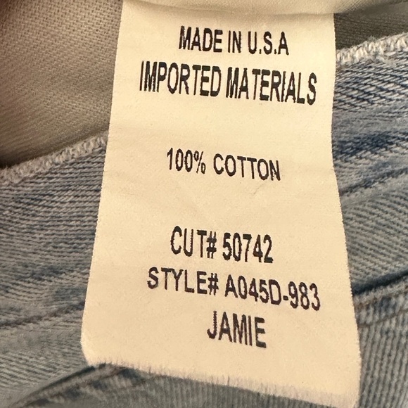 Women's AGOLDE Jamie High Rise Classic Jeans Size 25 Ripped Revolve Distressed - Picture 7 of 9